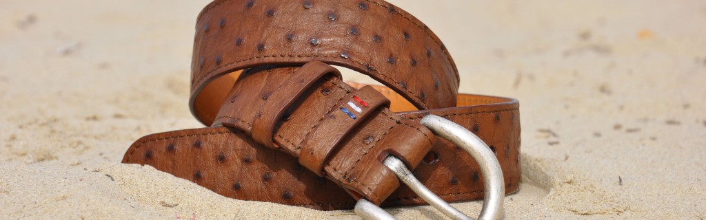 ceinture cuir autruche isheis cuir d' autruche isheis