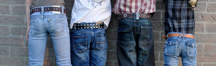 Ceinture cuir enfant Marron