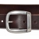 HE' GUM TIT brown leather belt 