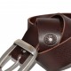 HE' GUM TIT brown leather belt 